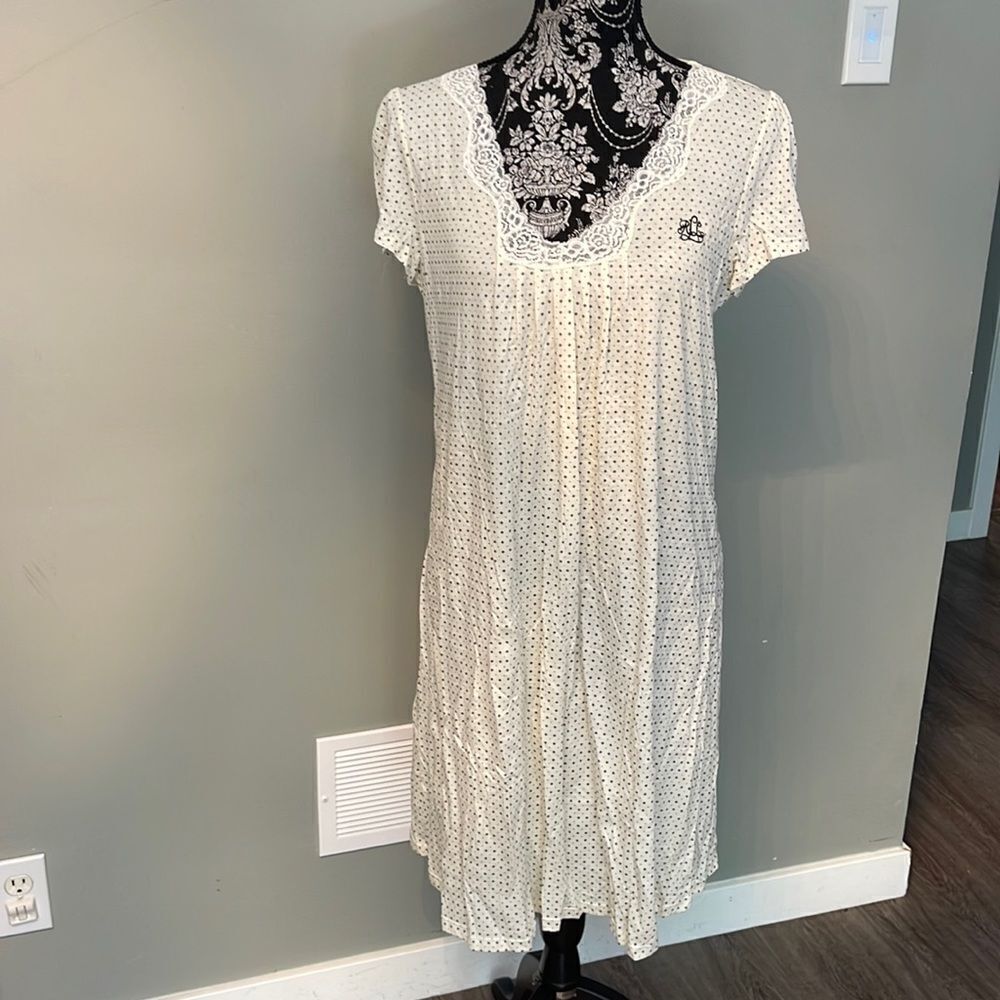 Lauren Ralph Lauren Cream Elegant Sleeping Gown